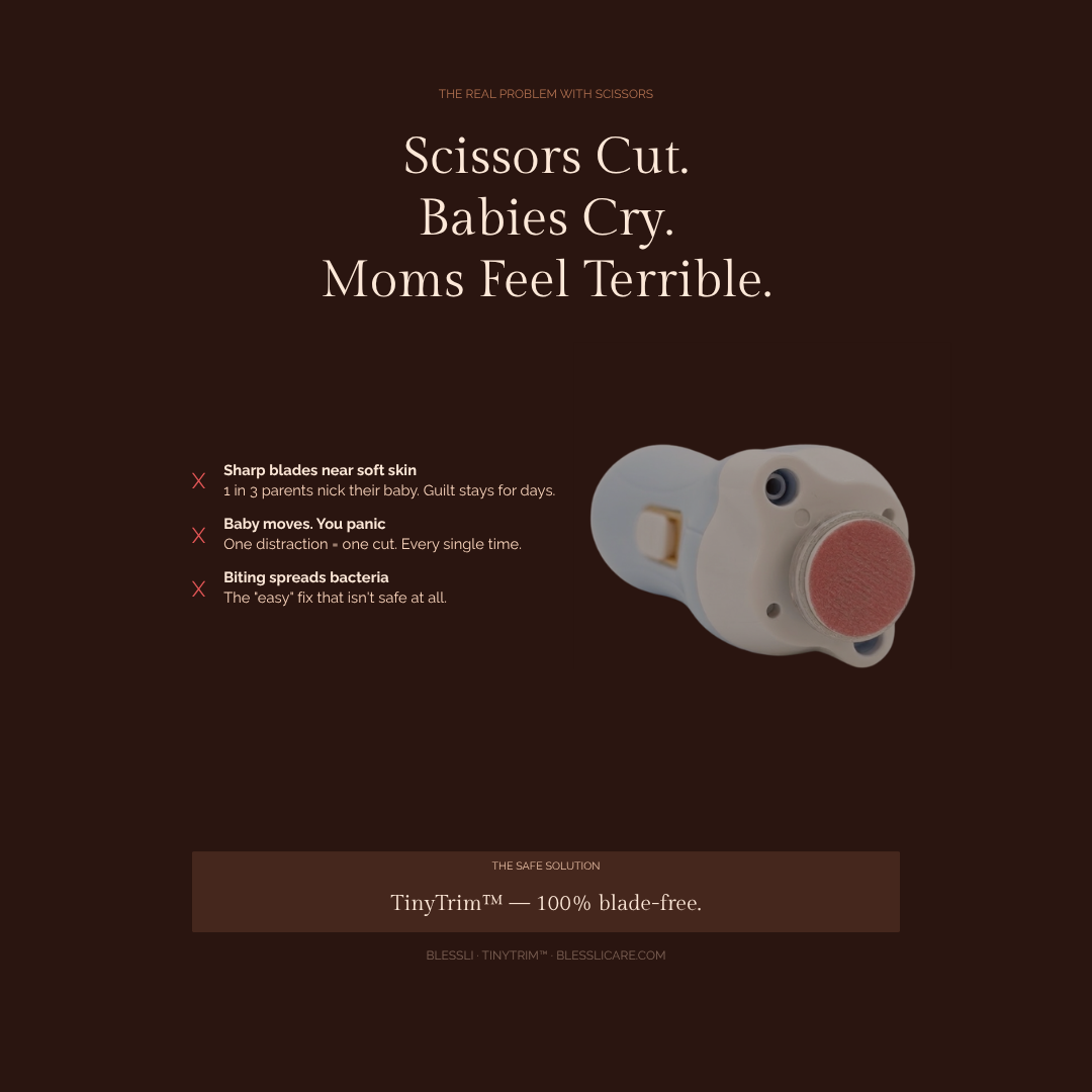 Blessli TinyTrim™ — Baby Electric Nail Care Kit