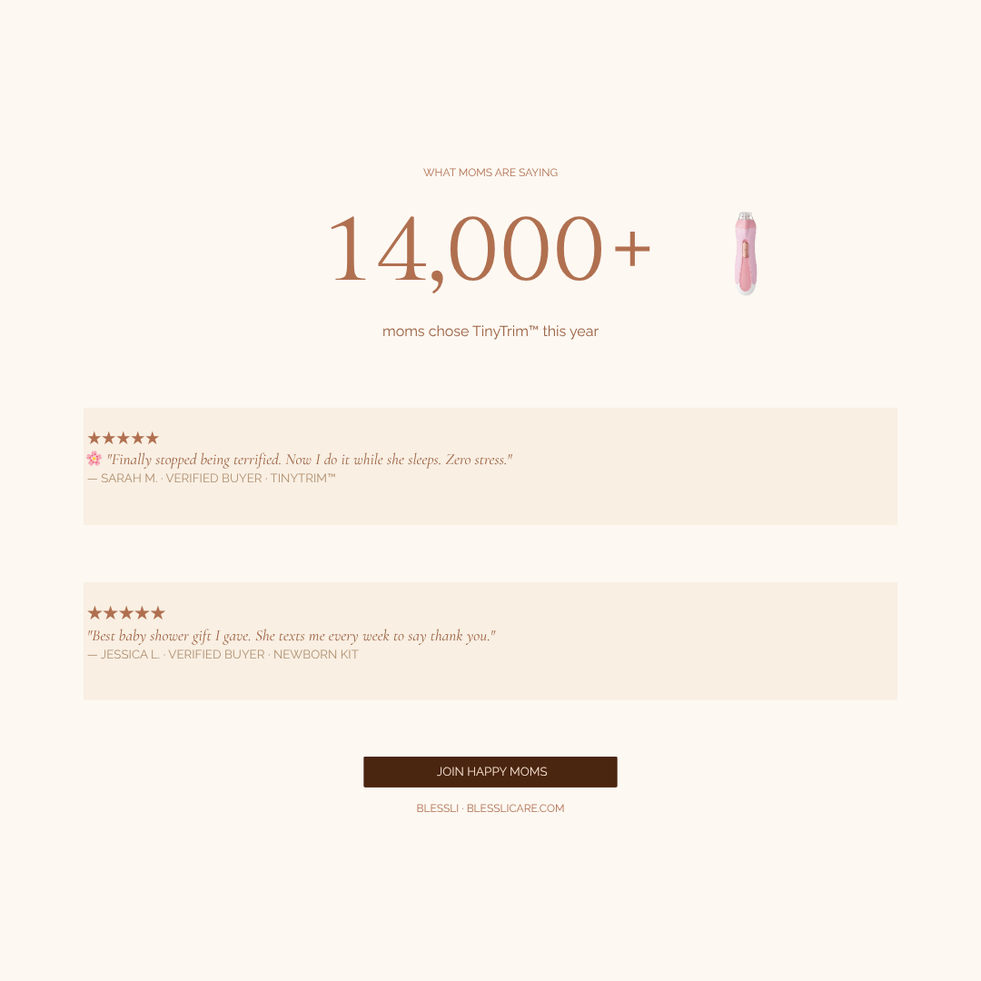 Blessli TinyTrim™ — Baby Electric Nail Care Kit